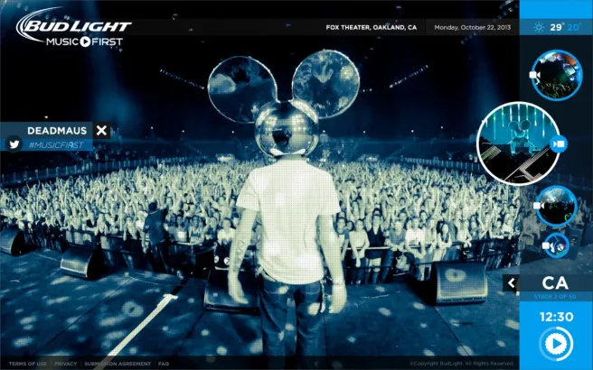 Bud Light x deadmau5 campaign feature