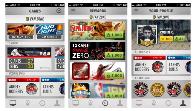Bud Light Fan Zone interactive experience