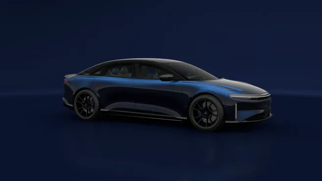 Lucid Air Sapphire — vehicle and interface design