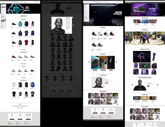 Nike.com eCommerce redesign