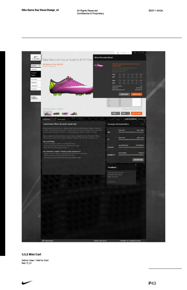 Nike Gameday campaign, frame 2